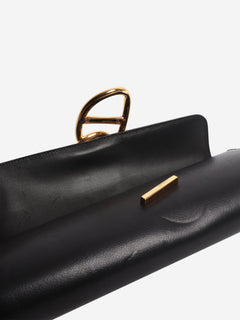 Black Egee leather clutch bag Clutch bags Hermes 