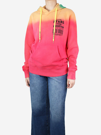 Multicolour dip-dye hoodie - size L Tops Golden Goose 