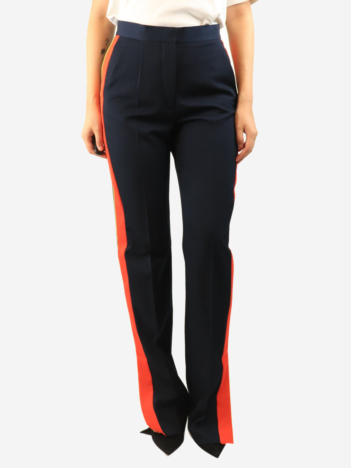 Navy wool trousers - size UK 8 Trousers Stella McCartney 