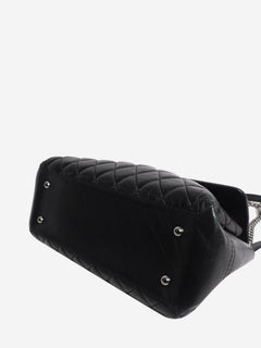 Black 2012 calfskin-quilted Lady Pearly flap bag Shoulder bags Chanel 