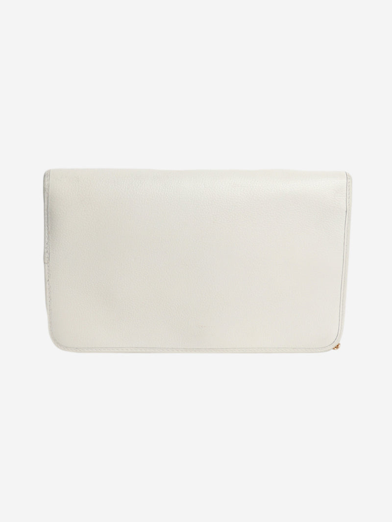 White vintage leather shoulder bag Shoulder bags Christian Dior 