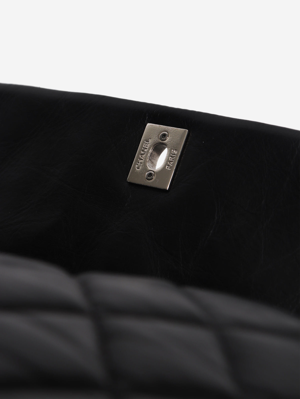 Black 2012 calfskin-quilted Lady Pearly flap bag Shoulder bags Chanel 