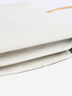 White vintage leather shoulder bag Shoulder bags Christian Dior 