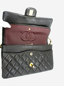 Chanel Black vintage 1996-97 medium Classic Double Flap bag