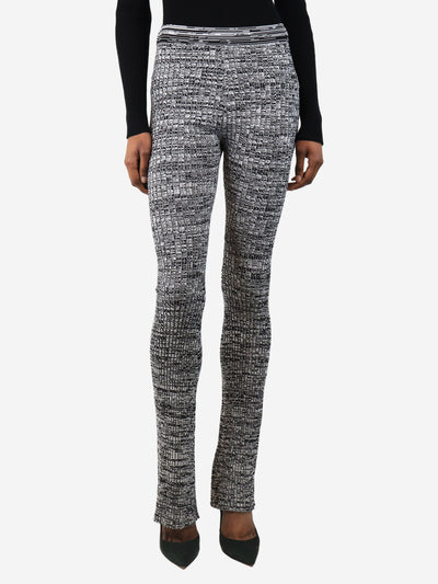 Grey ribbed knit trousers - size S Trousers Baum Und Pferdgarten 