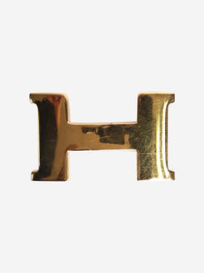 Hermes Gold small belt buckle