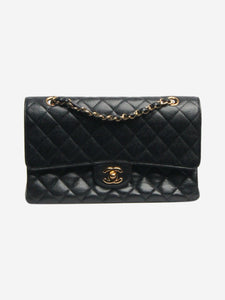 Chanel Black medium caviar 2012 Classic Double Flap bag