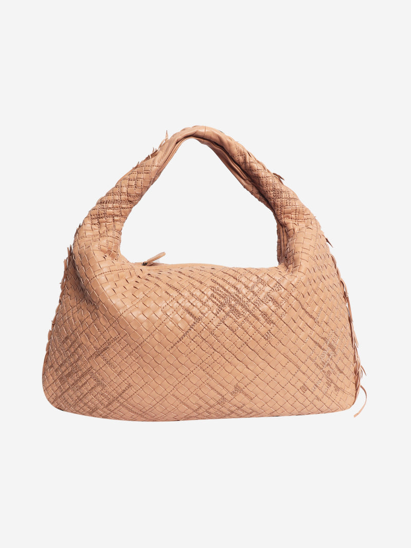Salmon coloured intrecciatio shoulder bag Shoulder bags Bottega Veneta 