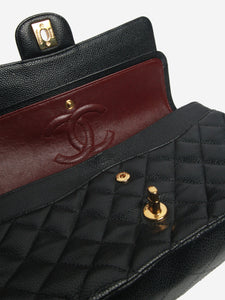 Chanel Black medium caviar 2012 Classic Double Flap bag