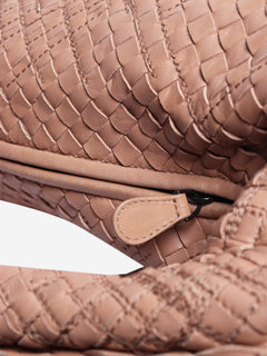 Salmon coloured intrecciatio shoulder bag Shoulder bags Bottega Veneta 