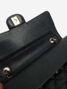 Chanel Black medium caviar 2012 Classic Double Flap bag