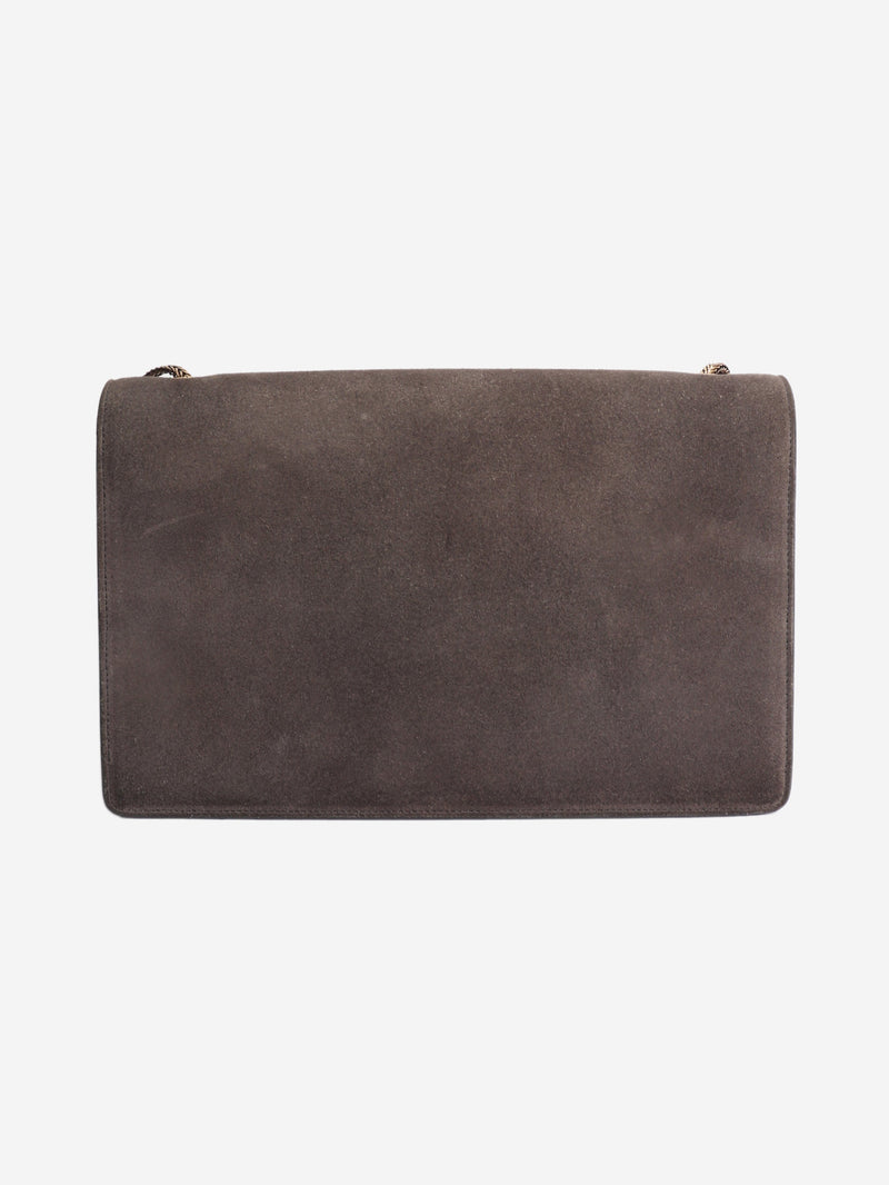 Brown Betty suede chain bag