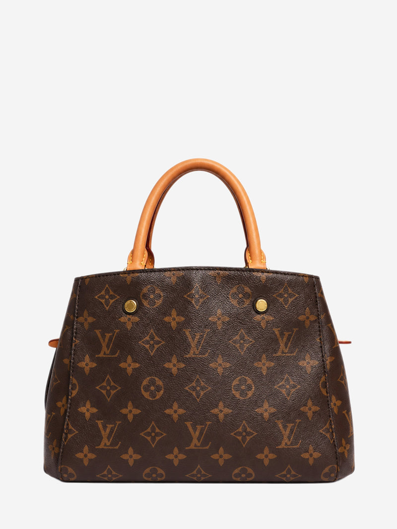 Brown Monogram canvas Montaigne BB bag Shoulder bags Louis Vuitton 