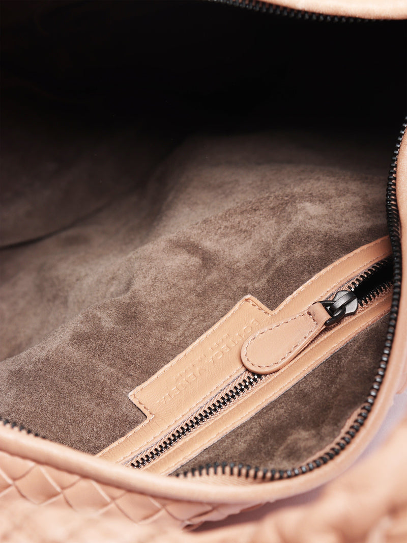 Salmon coloured intrecciatio shoulder bag Shoulder bags Bottega Veneta 