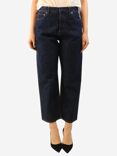 Indigo straight-leg jeans - size UK 14 Denim Dior 