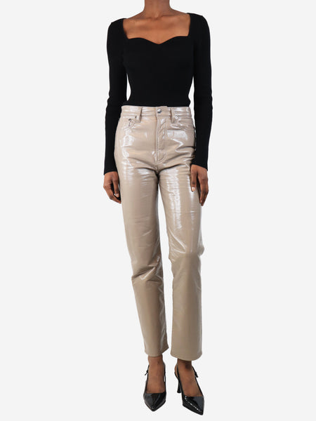 Quail 90's pinch waist pants - size UK 6 alternate image