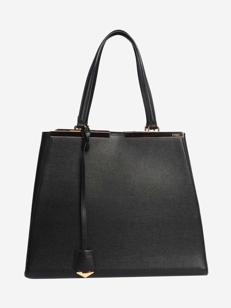 Black 3Jours tote bag Top Handle Bags Fendi 