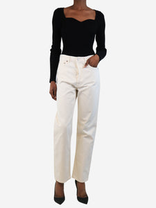 Agolde Cream 90's mid-rise jeans - size UK 6