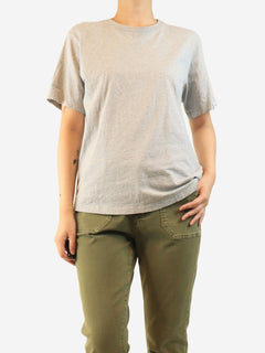 Grey cotton t-shirt - size M Tops Victoria Beckham 