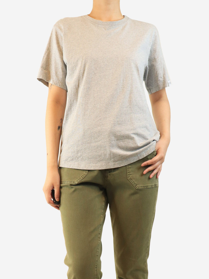 Grey cotton t-shirt - size M Tops Victoria Beckham 