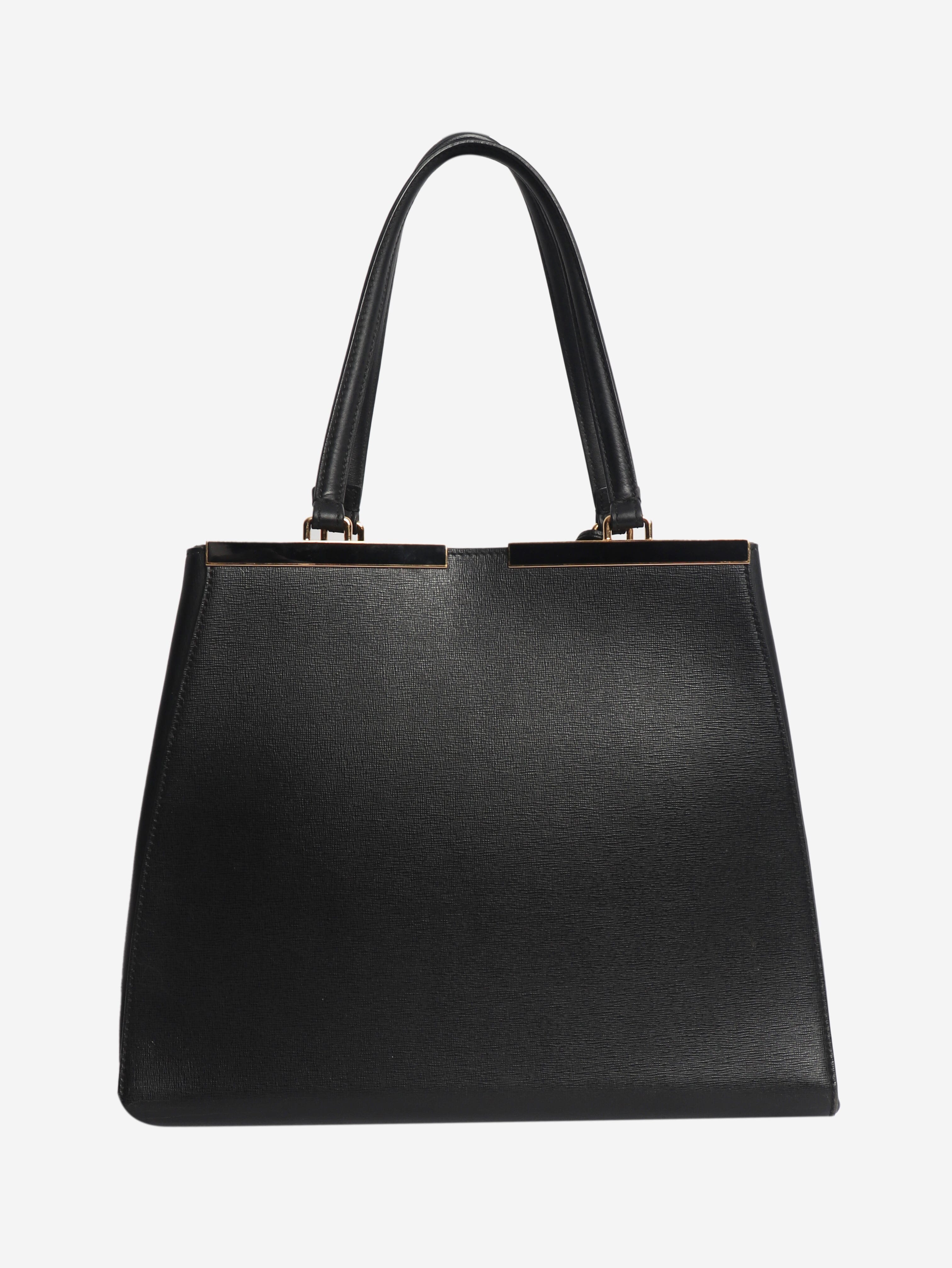 Black 3Jours tote bag Top Handle Bags Fendi 