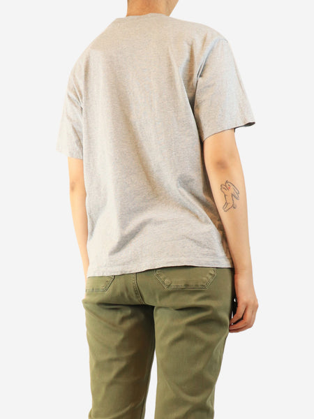 Grey cotton t-shirt - size M alternate image
