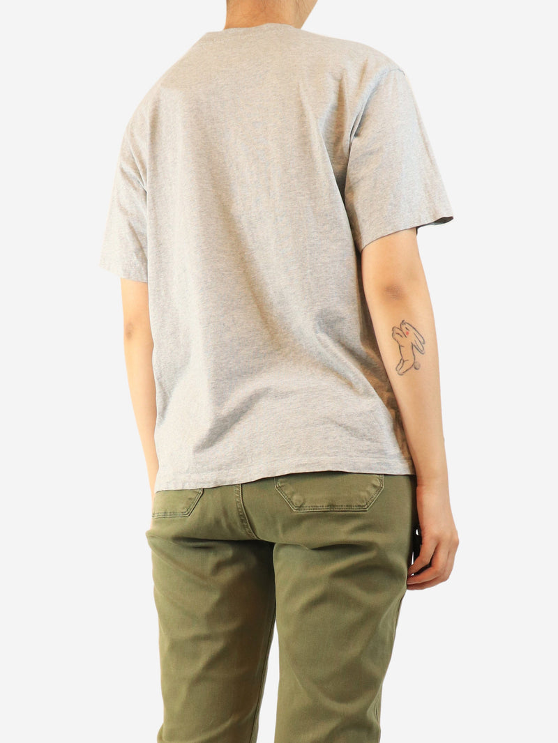 Grey cotton t-shirt - size M Tops Victoria Beckham 