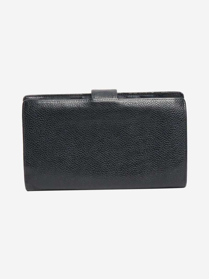 Black vintage caviar bifold wallet Wallets, Purses & Small Leather Goods Chanel 