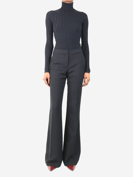 Black flared pants - size UK 4 alternate image