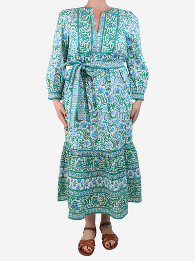 Green Prairie midi dress - size L Dresses Pink City Prints 