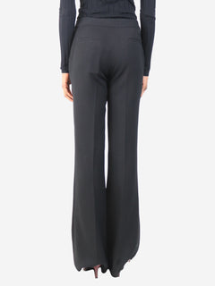 Black flared pants - size UK 4 Trousers Prabal Gurung 