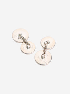 Hermes Silver cufflinks