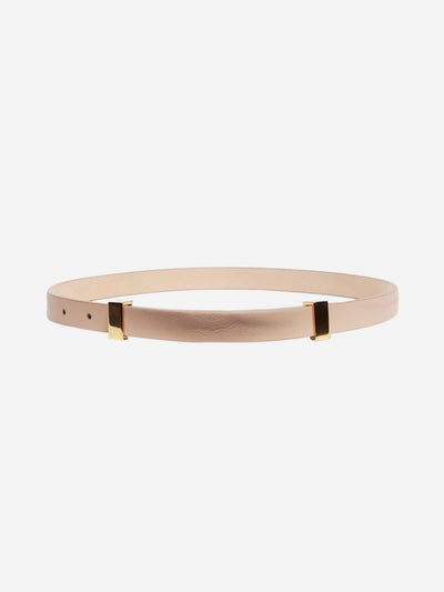 Nude skinny leather belt Belts Celine 