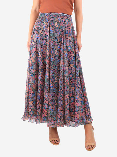 Multicolour paisley maxi skirt - size UK 8 Skirts Zadig & Voltaire 