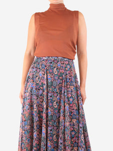 Rejina Pyo Rust Rebecca mock neck top - size S