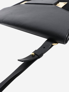 Black leather and suede bag Shoulder bags Sophie Hulme 