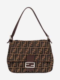 Brown Zucca canvas Mamma Baguette shoulder bag Shoulder bags Fendi 