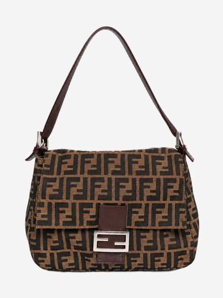Brown Zucca canvas Mamma Baguette shoulder bag product image