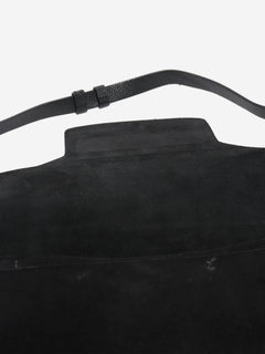 Black leather and suede bag Shoulder bags Sophie Hulme 