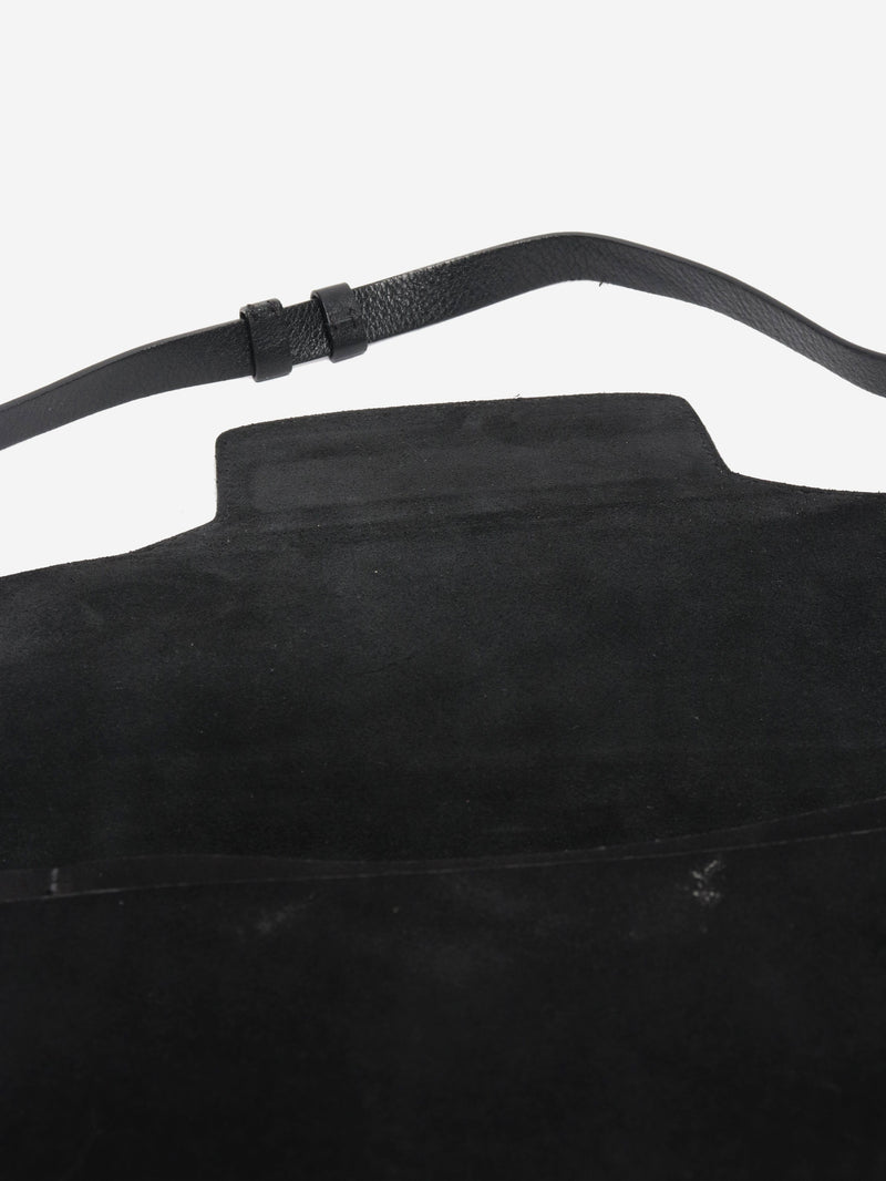 Black leather and suede bag Shoulder bags Sophie Hulme 