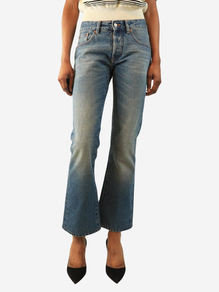 Blue mid wash jeans - size UK 6 product image