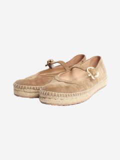 Brown suede espadrilles - size EU 37.5 Shoes Gianvito Rossi 