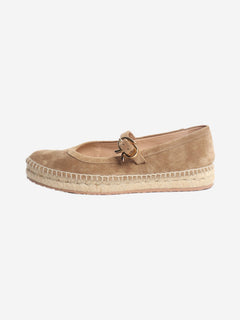 Brown suede espadrilles - size EU 37.5 Shoes Gianvito Rossi 