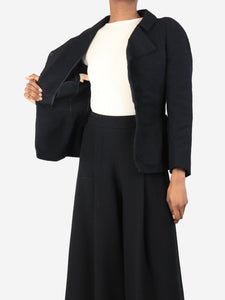 Marni Black alpaca jacket - size UK 6