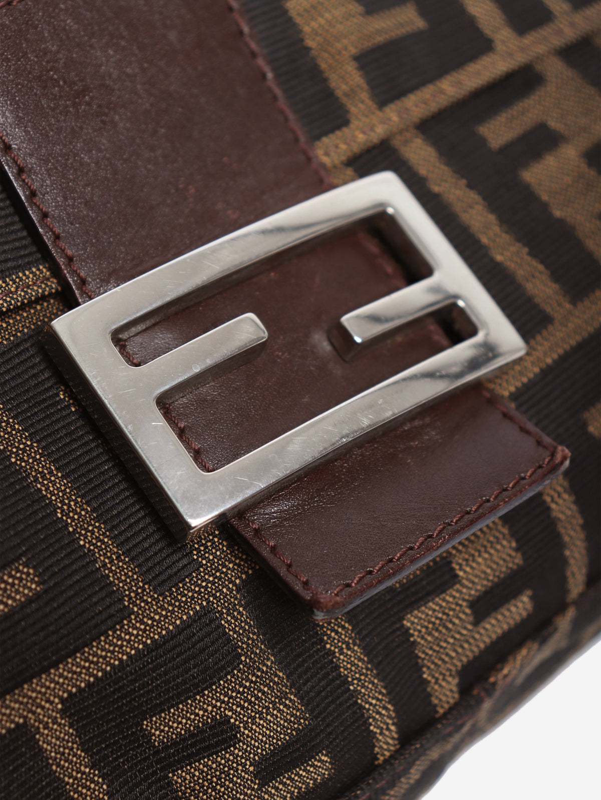 Brown Zucca canvas Mamma Baguette shoulder bag Shoulder bags Fendi 