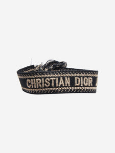 Christian Dior Dark blue embroidered braclet