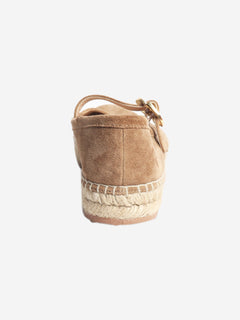 Brown suede espadrilles - size EU 37.5 Shoes Gianvito Rossi 