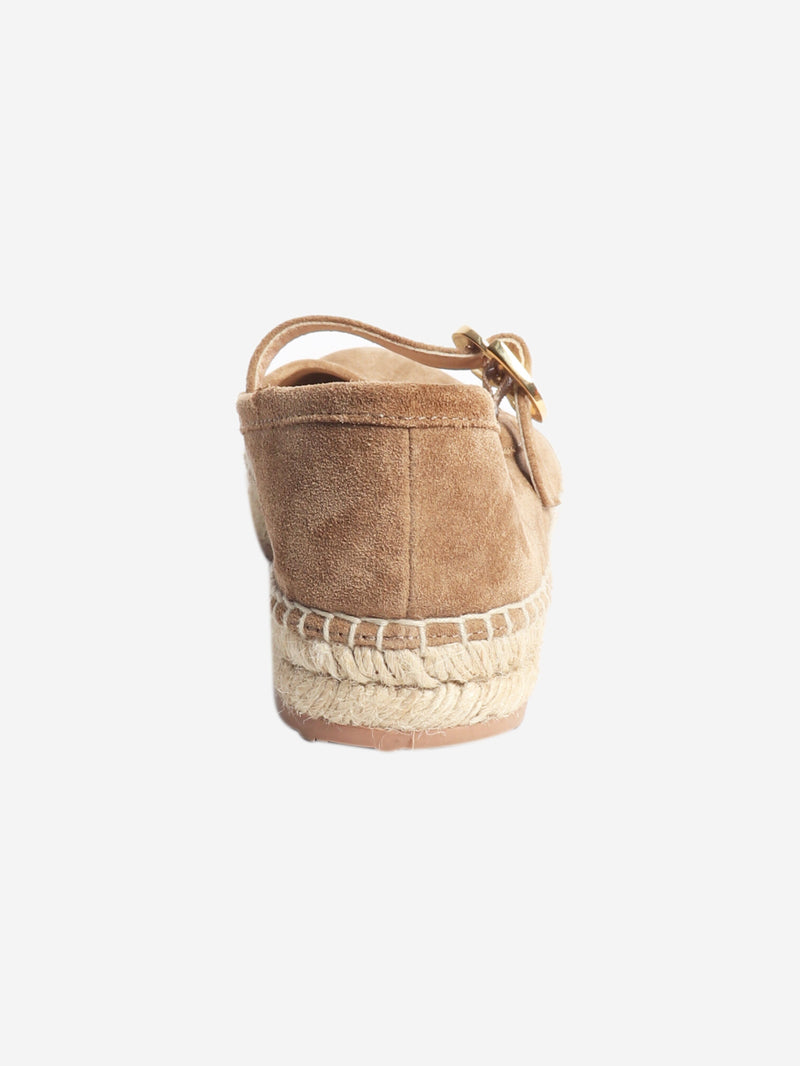 Brown suede espadrilles - size EU 37.5 Shoes Gianvito Rossi 