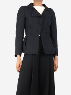 Black alpaca jacket - size UK 6 Coats & Jackets Marni 