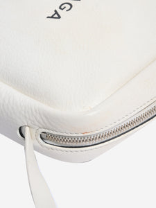 Balenciaga White leather crossbody bag